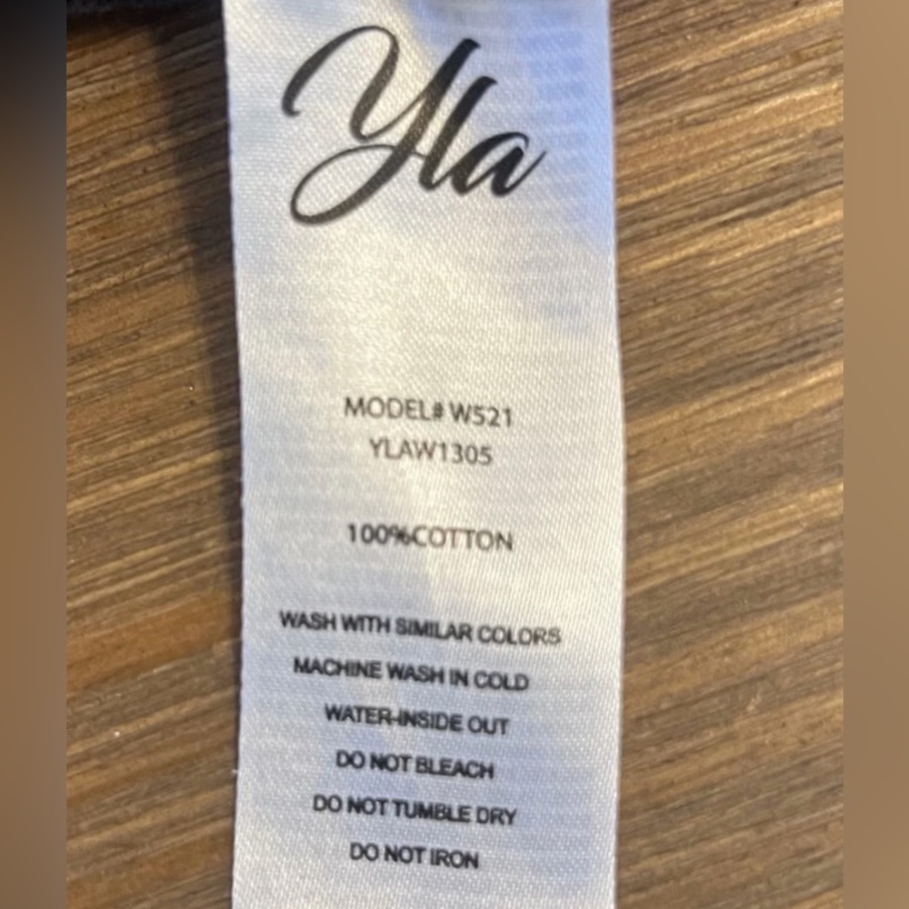 YoungLA Charcoal Sweater with White Script - Picture 5 of 5